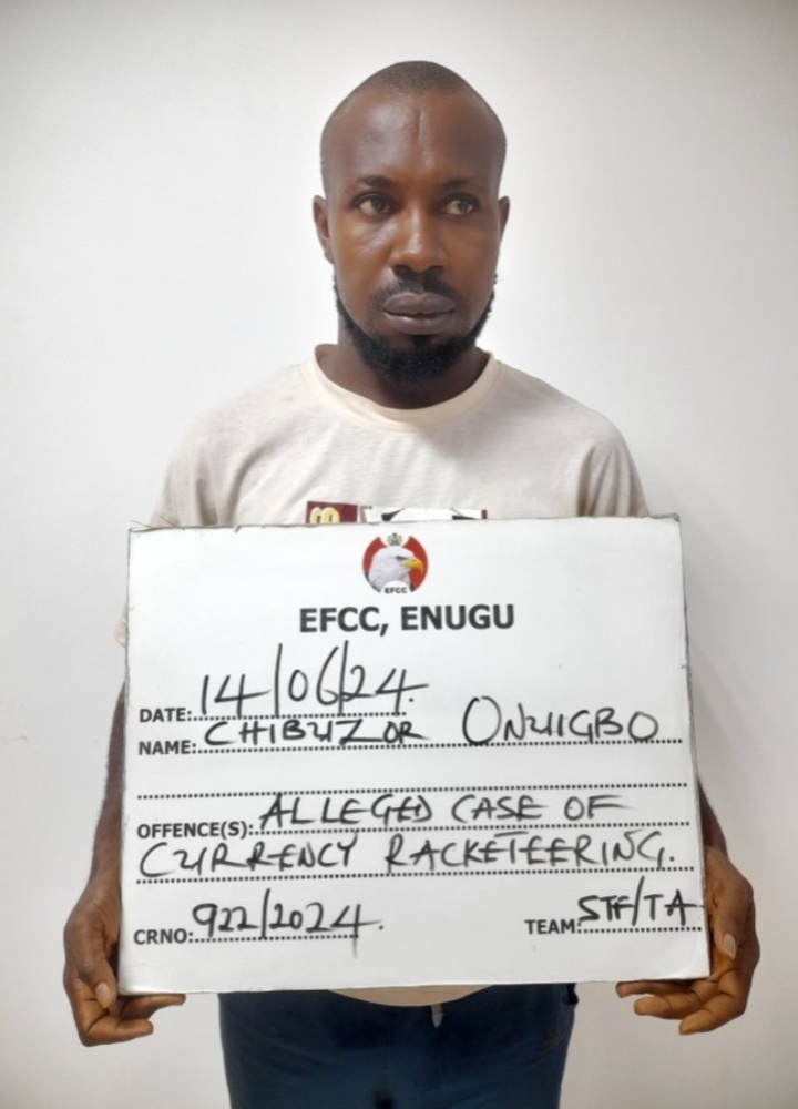 Man jailed for currency racketeering in Enugu