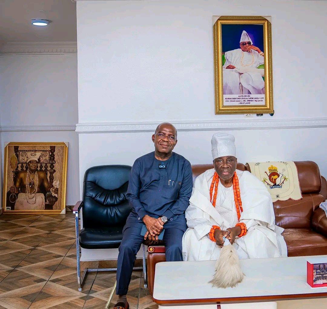 Oba Akiolu To Gov. Otti: You’re Doing A Good Job In Abia