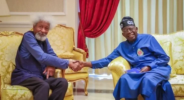 Tinubu Renames National Theatre After Soyinka, Pays Tribute To Literary Icon At 90