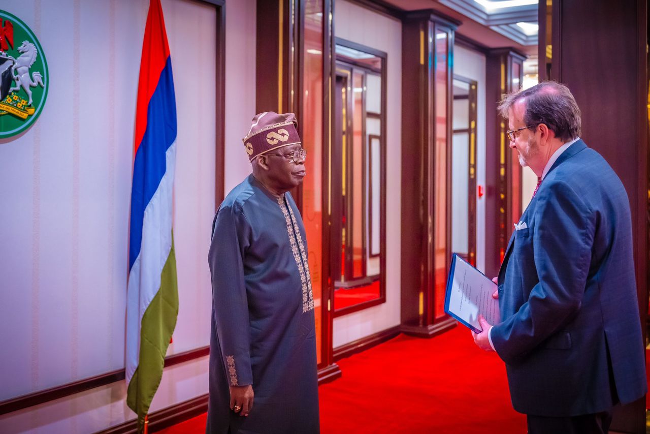 Tinubu Receives Three New Ambassadors, Underscores Importance of Sustaining Democracy