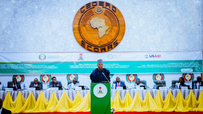 Tinubu urges ECOWAS member-nations to ratify, implement anti-corruption protocol