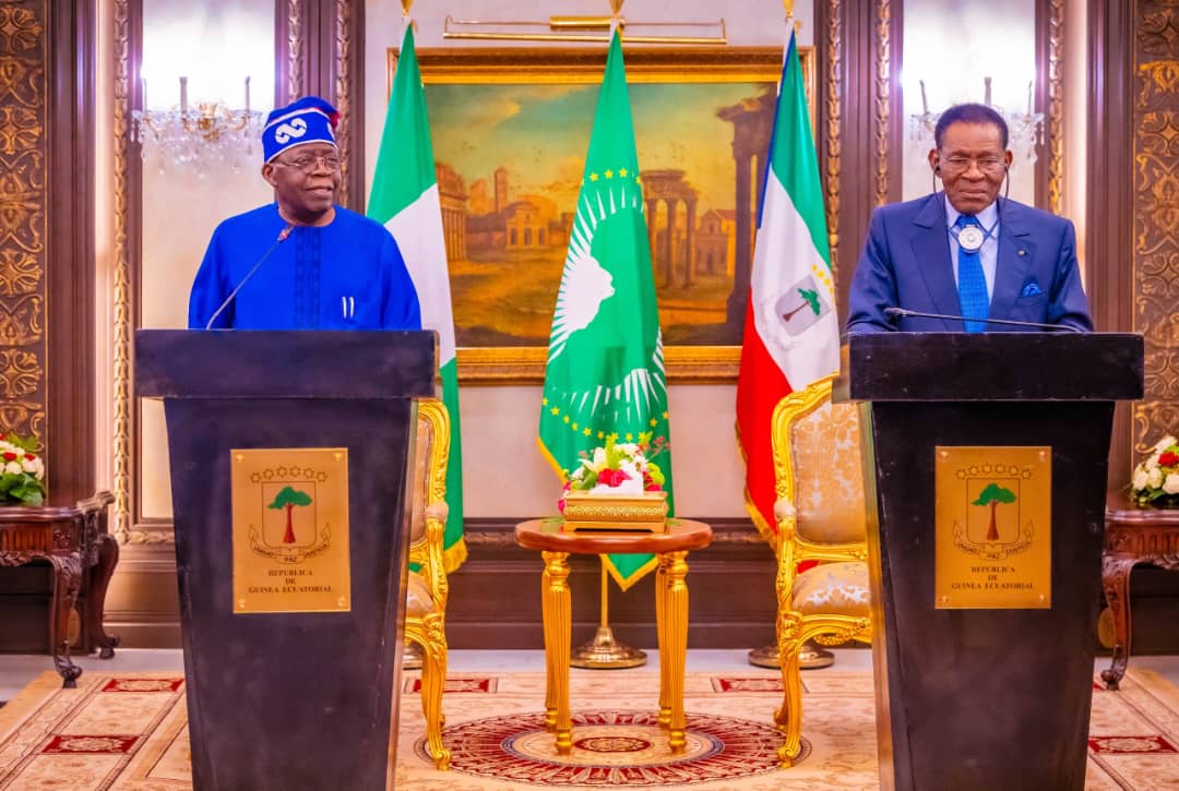 Nigeria, E’Guinea sign agreement on gas pipeline as Tinubu, Mbasogo meet in Malabo