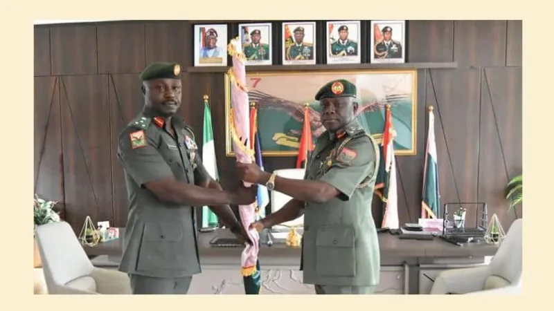 Gen. Omopariola assumes office as Commander 17 Brigade