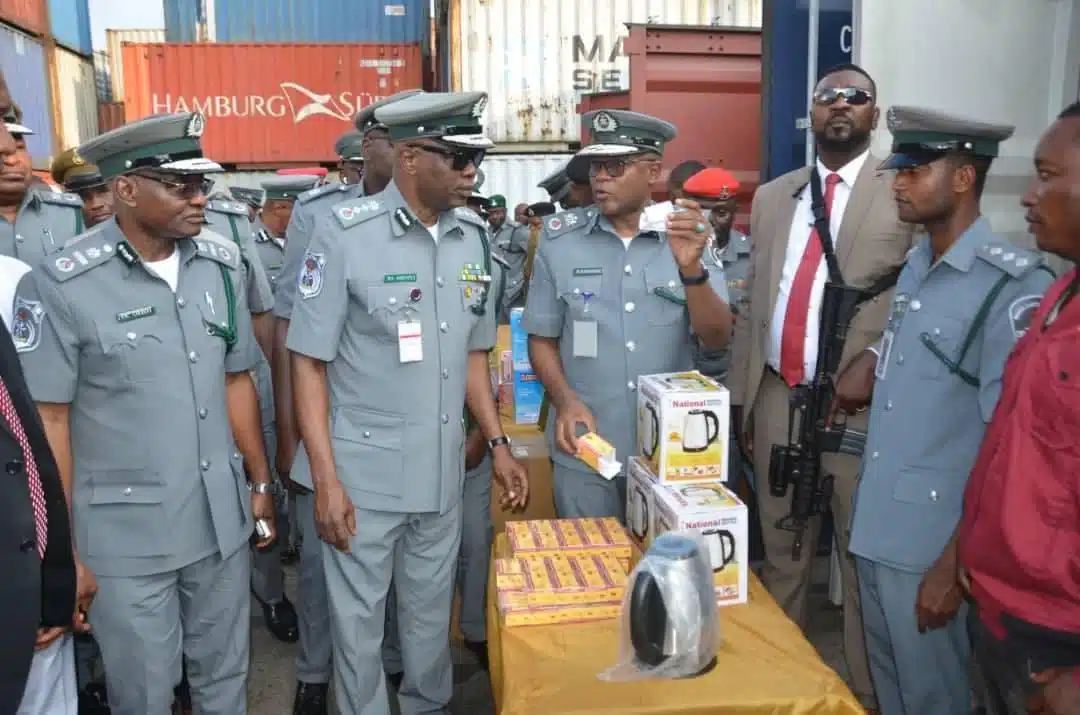 Onne Customs intercepts 12 containers of illicit goods worth ₦31B