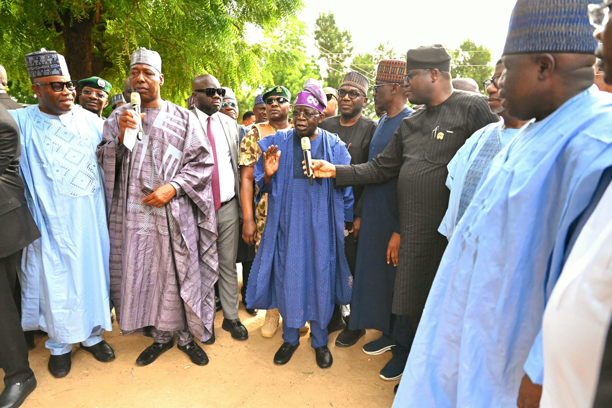 Tinubu visits Borno, pledges relief fund for flood, other disaster victims