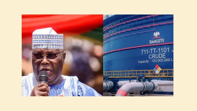 Dangote’s can-do spirit is testament of what Corporate Nigeria can achieve – Atiku