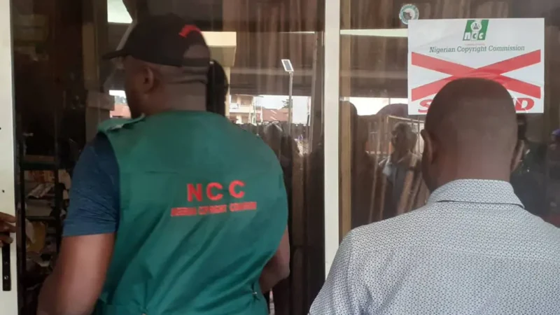 NCC arrest eight for allegedly selling pirated books, seals shops in Ogun