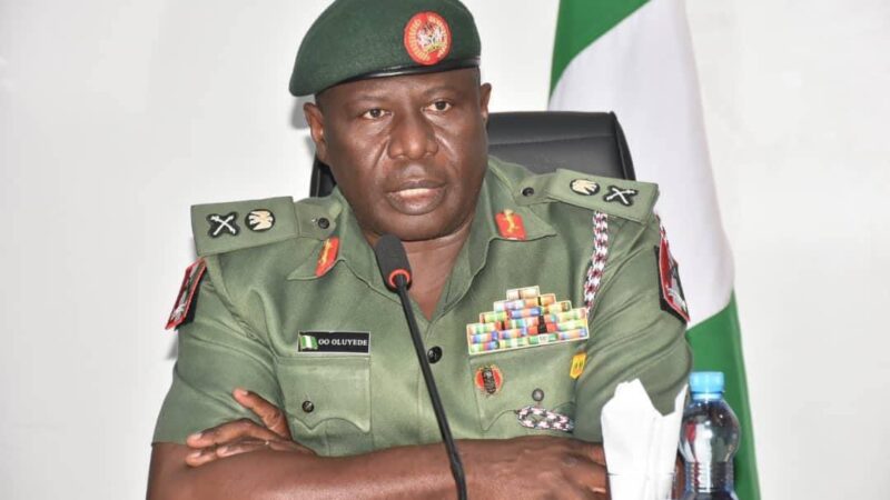 Following Lagbaja’s protracted illness, Tinubu appoints Oluyede as acting Army Chief
