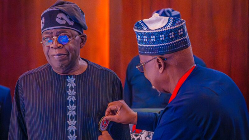 FGN DONATES N500 MILLION TO THE NIGERIAN LEGION AS TINUBU COMMENDS THE ARMED FORCES