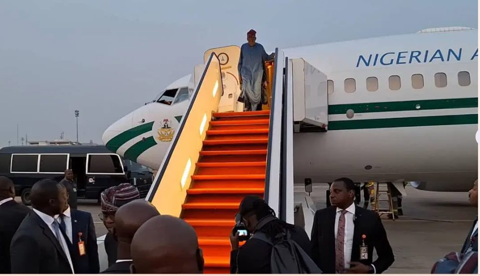 Tinubu arrives Brazil for G20 summit