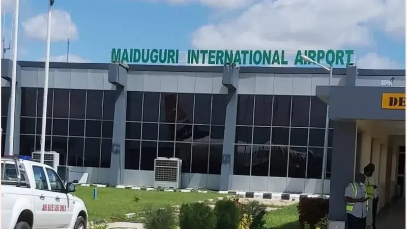 Maiduguri airport set to commence first international flight operations