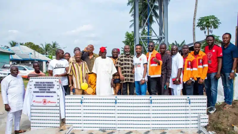 Asharami Synergy Delivers Solar-Powered Borehole System In Omagwa