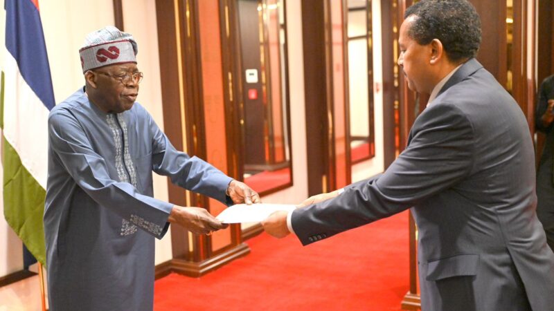 Tinubu receives new envoys, lauds Nigerians in diaspora