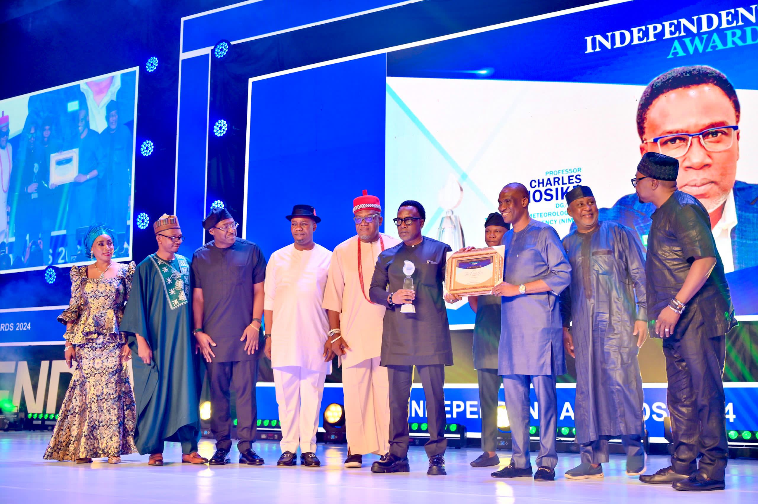 Independent Newspaper Awards NiMet DG/CEO Anosike Aviation Sector CEO Of The Year 2024
