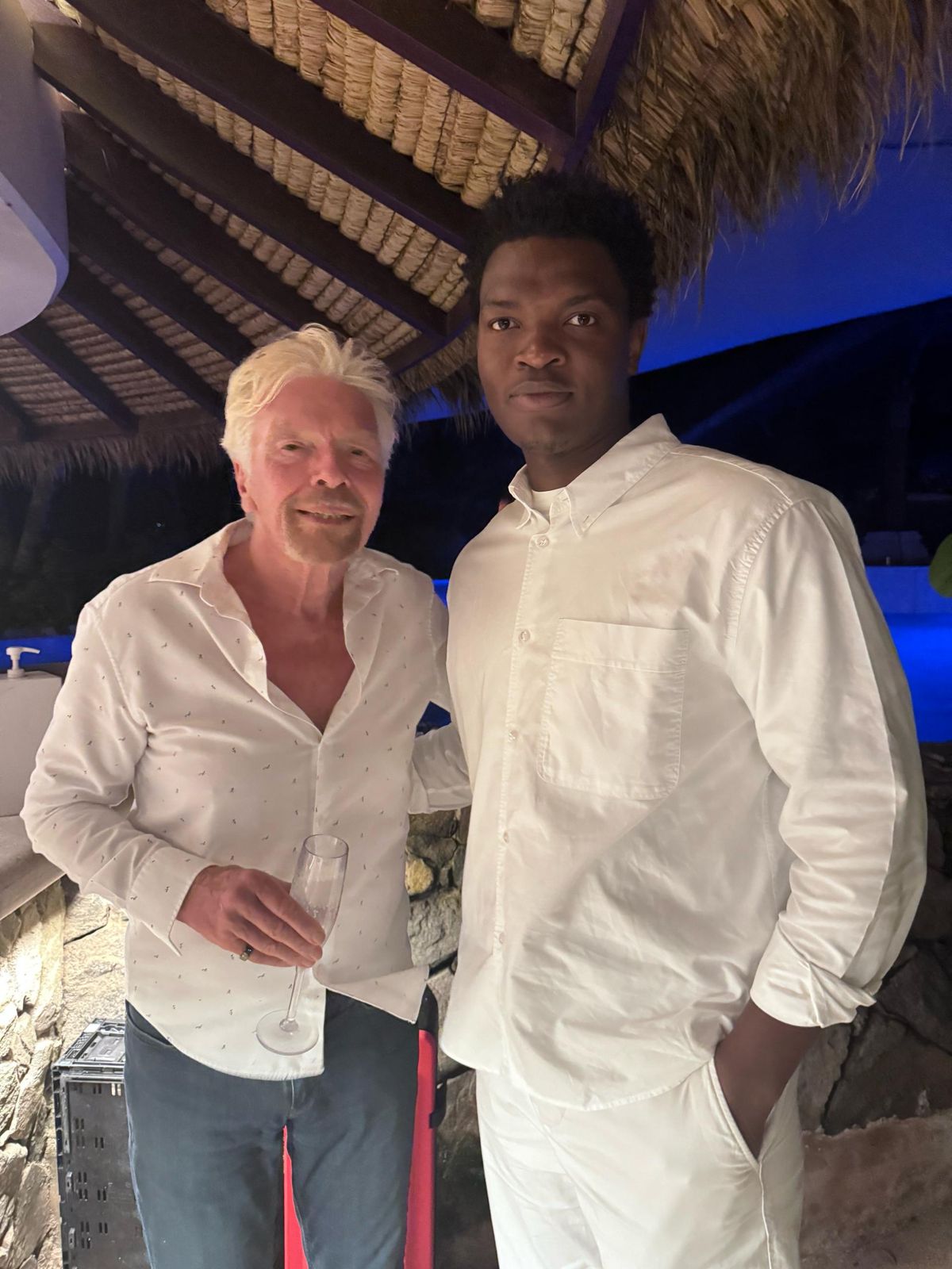 Tech entrepreneur, Hanu Fejiro accepts challenge from Branson, spends time with UK billionaire
