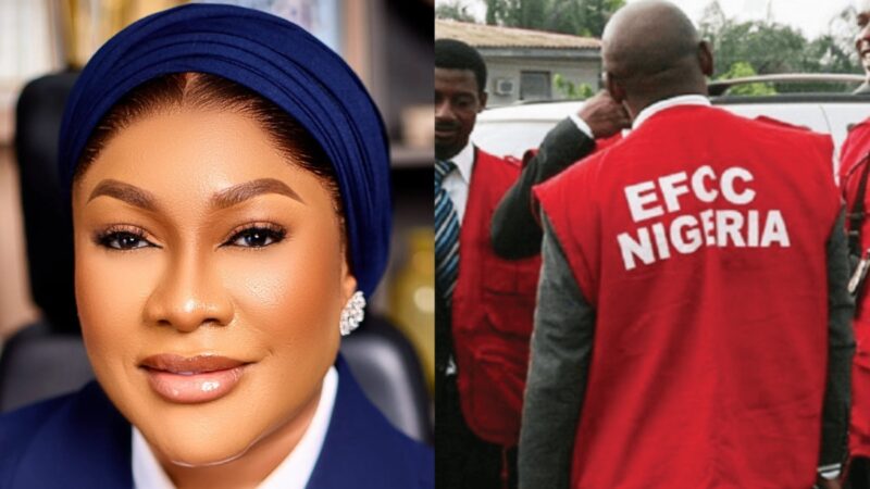 BREAKING: EFCC arrests Aisha Achimugu at Abuja Airport