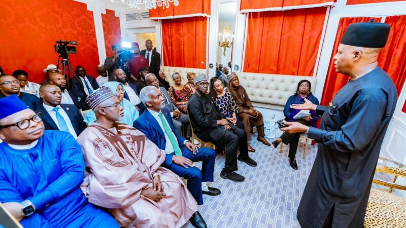 Shettima to Nigerians in US:  Be ready for robust engagement with the FG